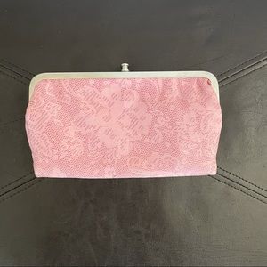 Pink Floral Wallet Clutch